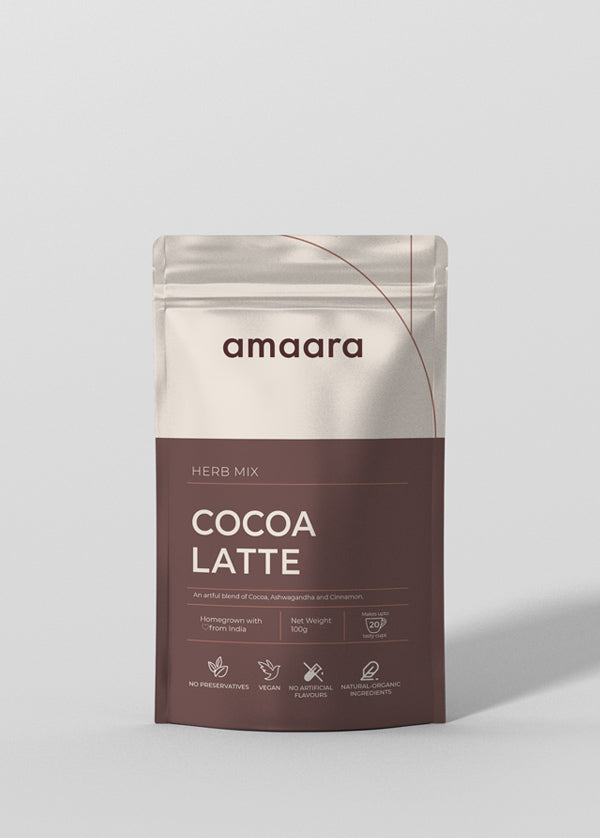 Amaara herbs Cocoa Latte Herb Mix - 100 gms